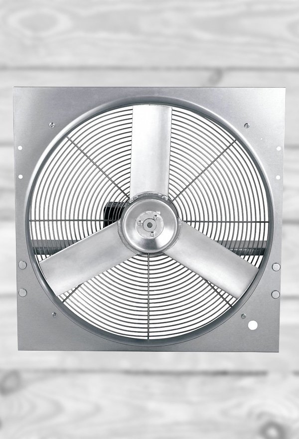 Dayton 28" x 28" 115/230VACV Heavy Duty Direct Drive Exhaust Fan with 24" Blade Dia