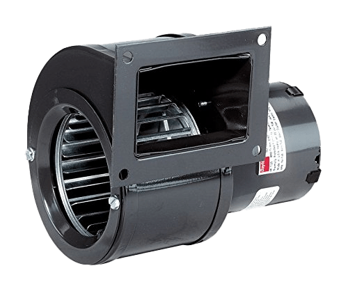 DAYTON 1TDP7 PSC Blower, Black, Draft Fan, 115 Volt, 146 CFM, Outdoor Wood Furnace Fan